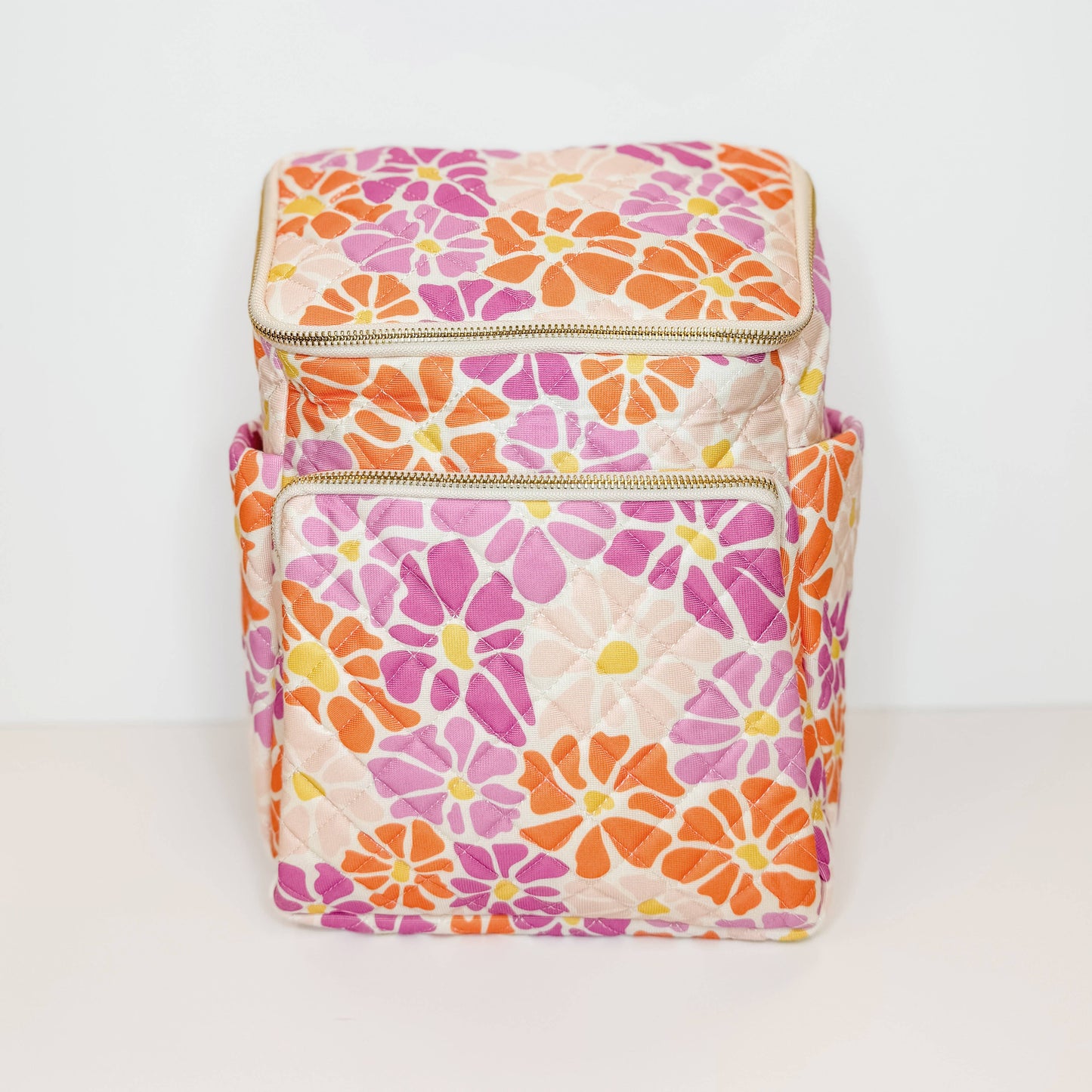 Floral Pattern Cosmetic Bag