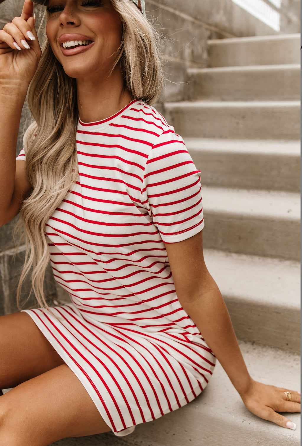 Ampersand ollie dress- freedom & fireworks