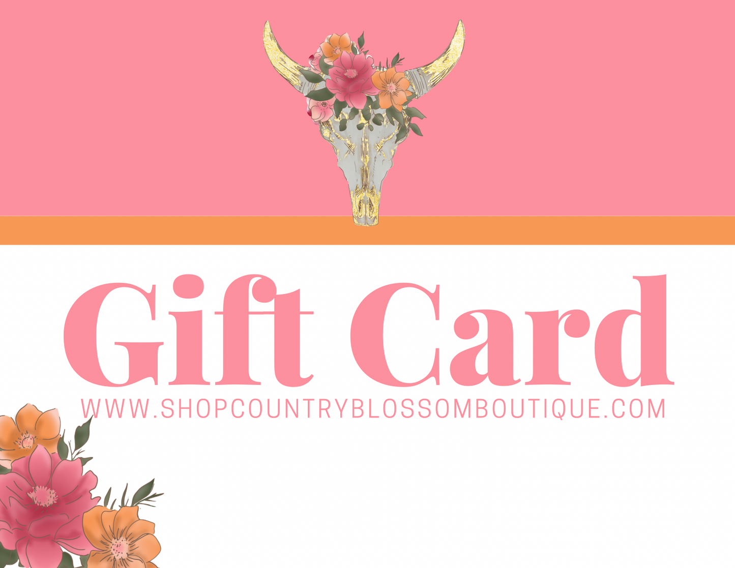 Country Blossom Boutique Gift Card