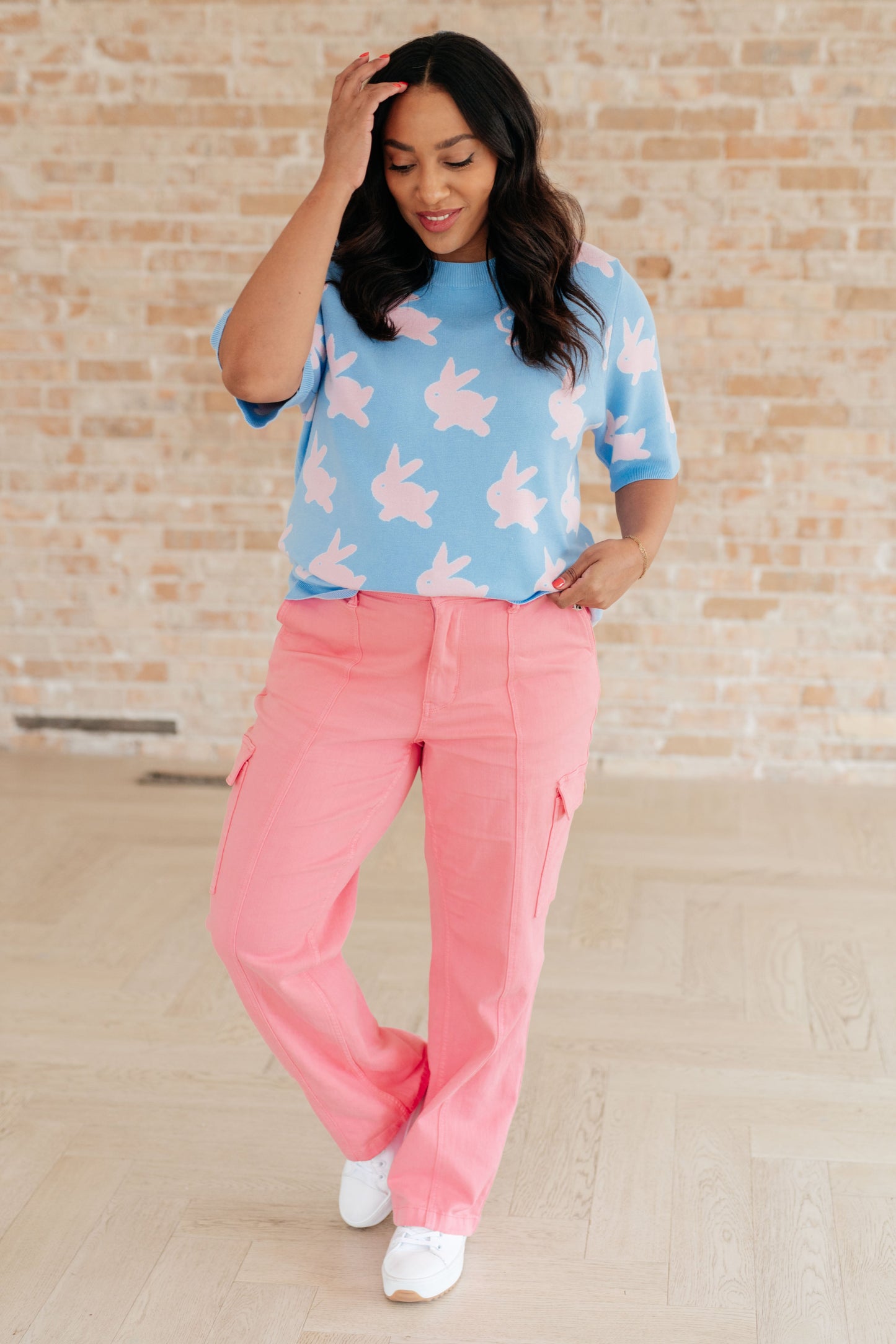 Miss Cottontail Half Sleeve Sweater