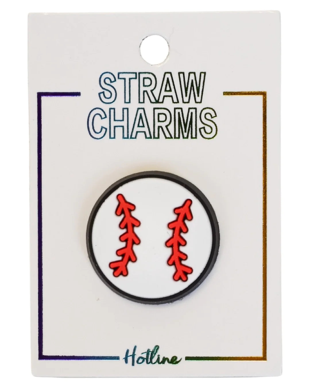 Tumbler Straw Charms- Sports