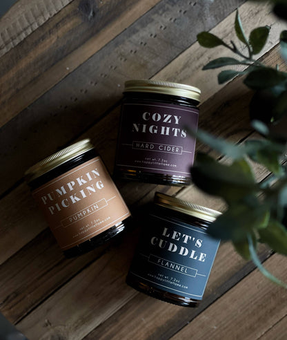 Seasonal Jewel Toned Candles: Cozy Nights