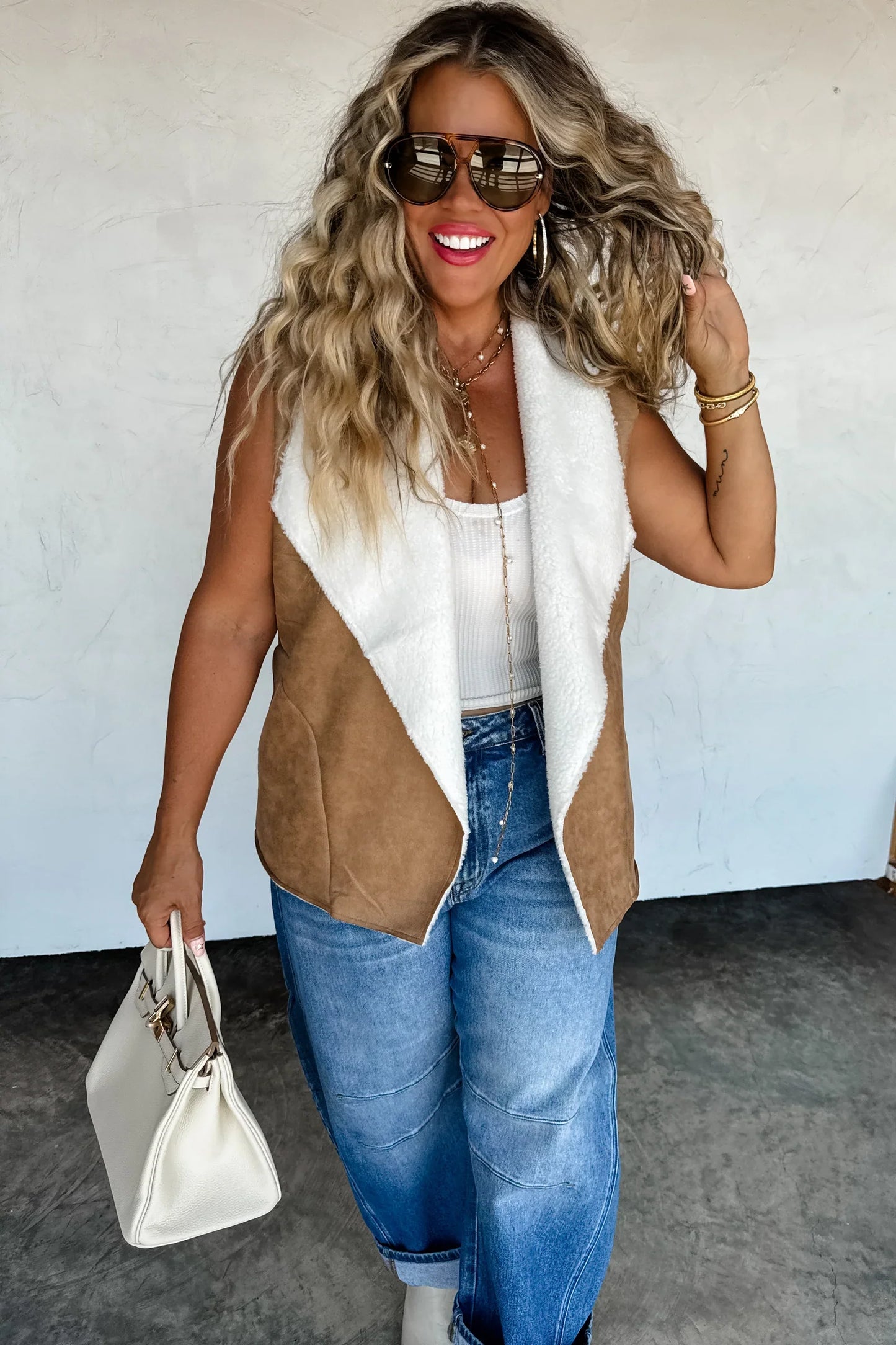 PREORDER: Collins Suede Vest