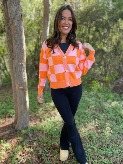 PREORDER: All My Life Checkered Cardigan in Three Colors