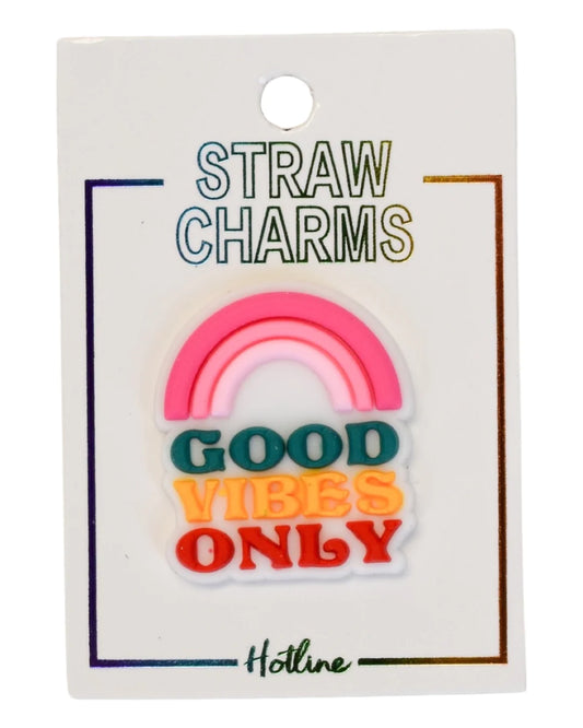 Tumbler Straw Charms- Phrases