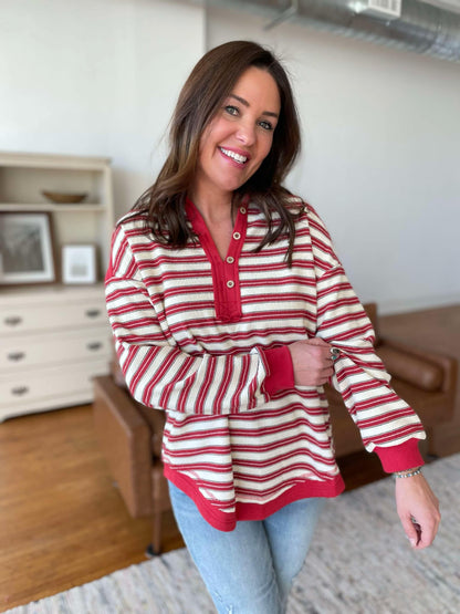 PREORDER: Beyond the Sea Striped Top in Three Colors