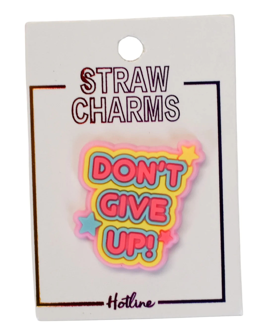 Tumbler Straw Charms- Phrases