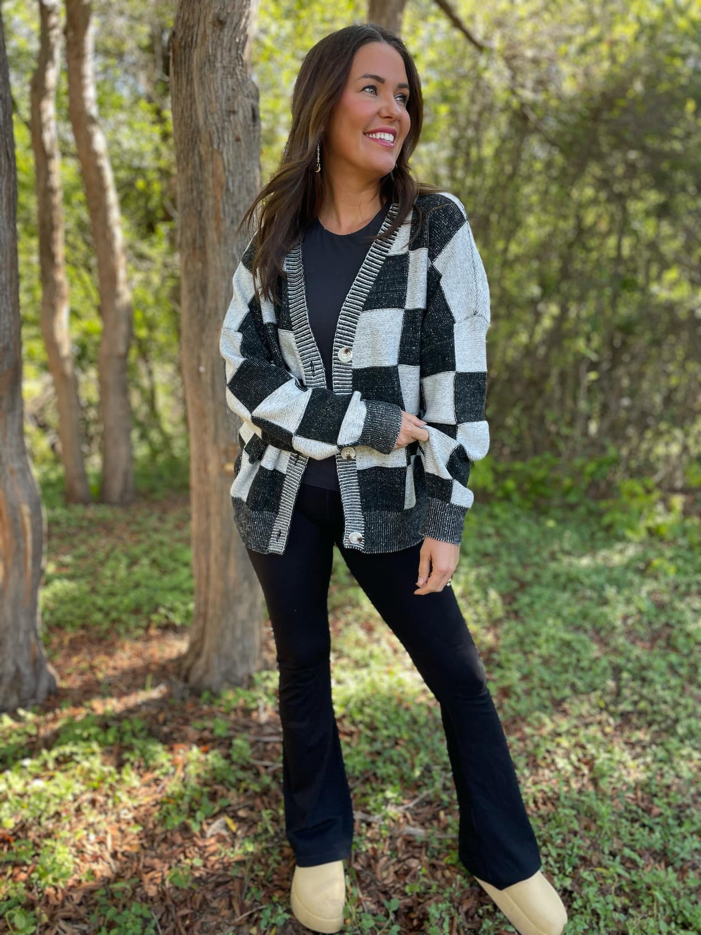 PREORDER: All My Life Checkered Cardigan in Three Colors