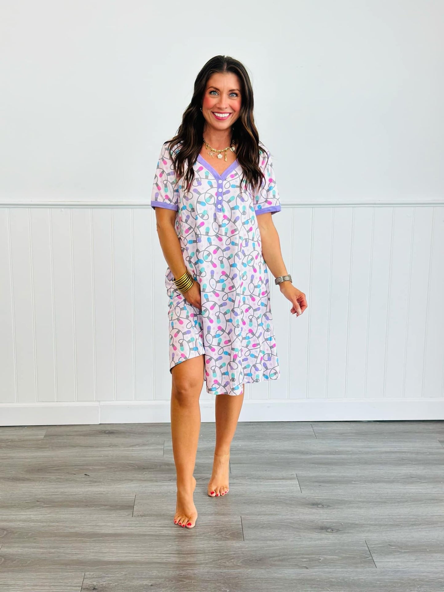 PREORDER: The Comfiest Holiday Sleep Dress in Eight Prints