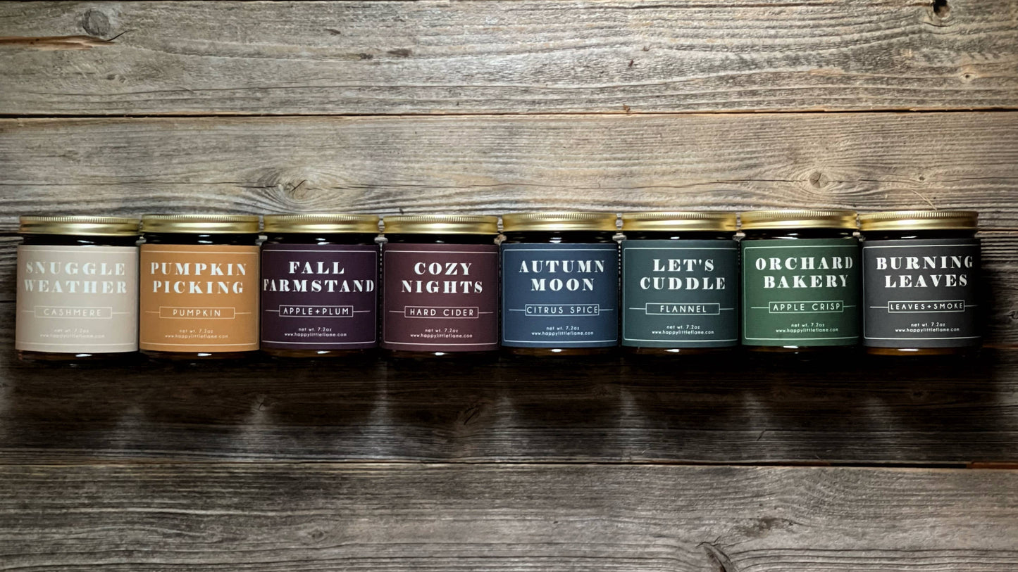 Seasonal Jewel Toned Candles: Cozy Nights