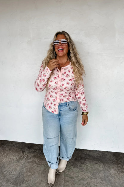 PREORDER: Kori Snap Button Waffle Top