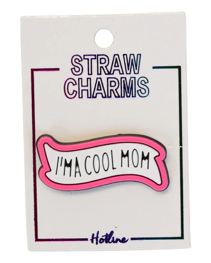 Tumbler Straw Charms- Phrases