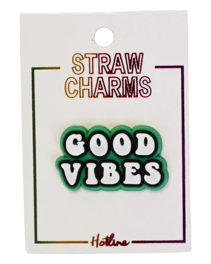 Tumbler Straw Charms- Phrases