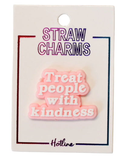 Tumbler Straw Charms- Phrases