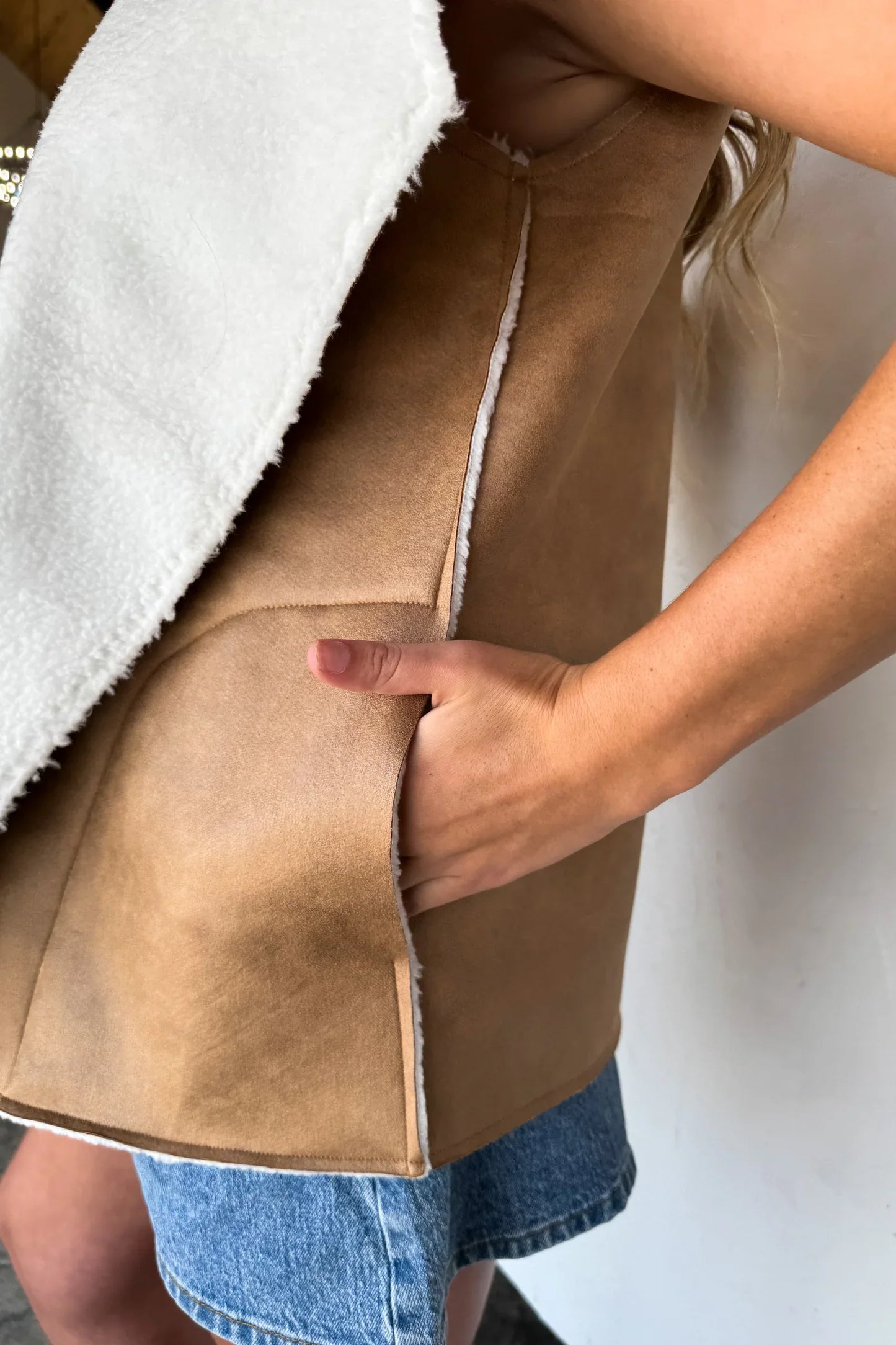 PREORDER: Collins Suede Vest