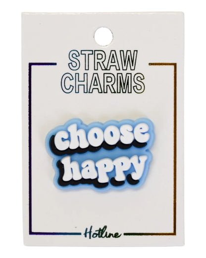 Tumbler Straw Charms- Phrases