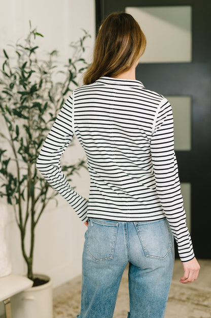 I Know What I Want Long Sleeve Henley Top- 3/3/2026