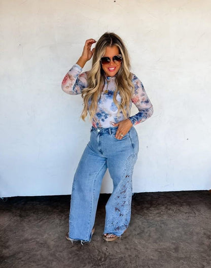 Spring Dress It Up Mesh Top