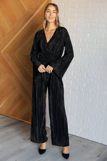 Night Out Plisse Jumpsuit