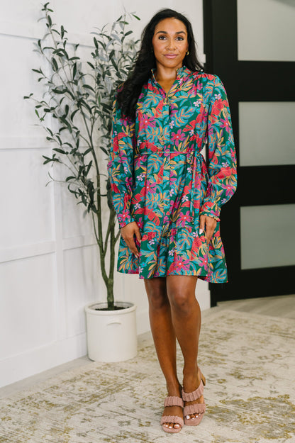 Rustic Retreat Long Sleeve Dress