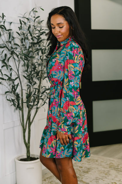 Rustic Retreat Long Sleeve Dress