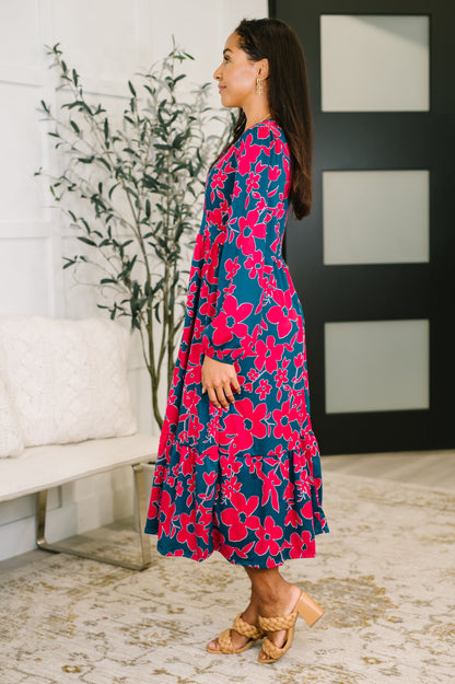 She's Just the Girl for Me V-Neck Dress