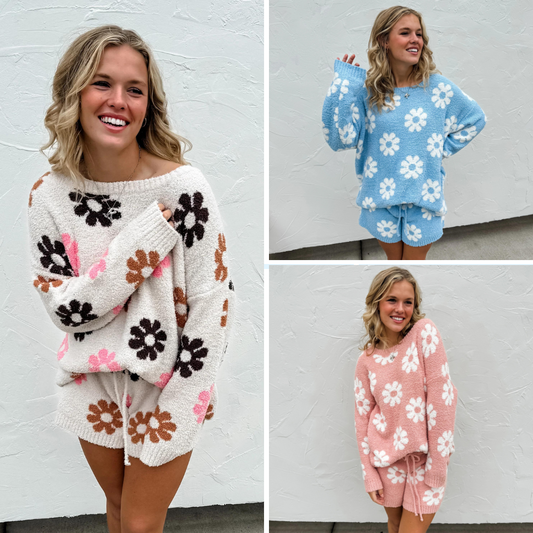 PREORDER: Daisy Cloud Lounge Sets in Three Colors