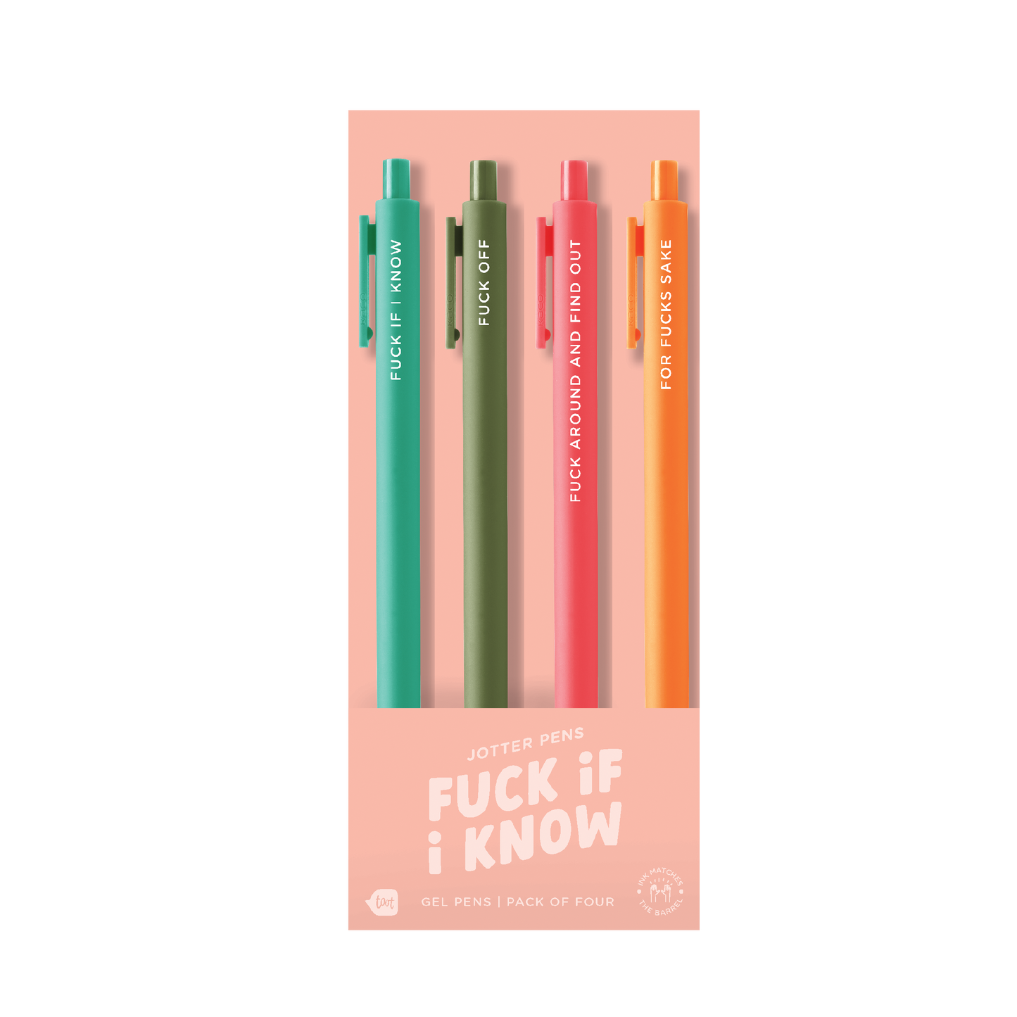 Jotter Sets 4 Pack: F*** If I Know