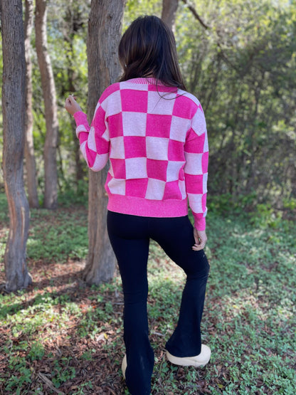 PREORDER: All My Life Checkered Cardigan in Three Colors