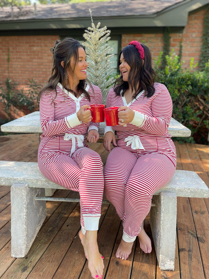 Candy Striped Pajama Pants Set