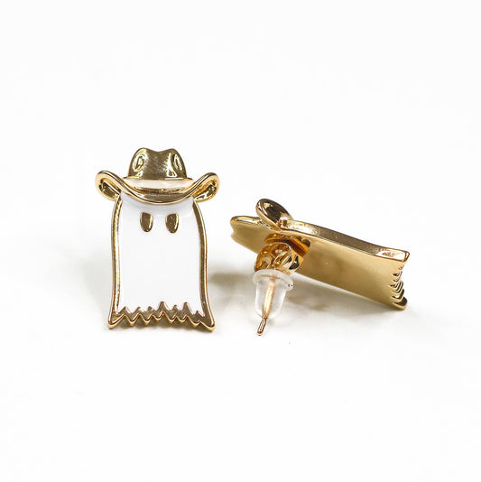 Cowboy Ghost Earrings