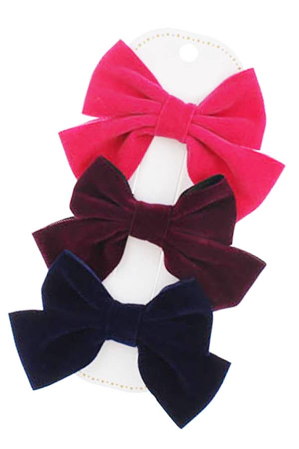 Velvet Hair Bow