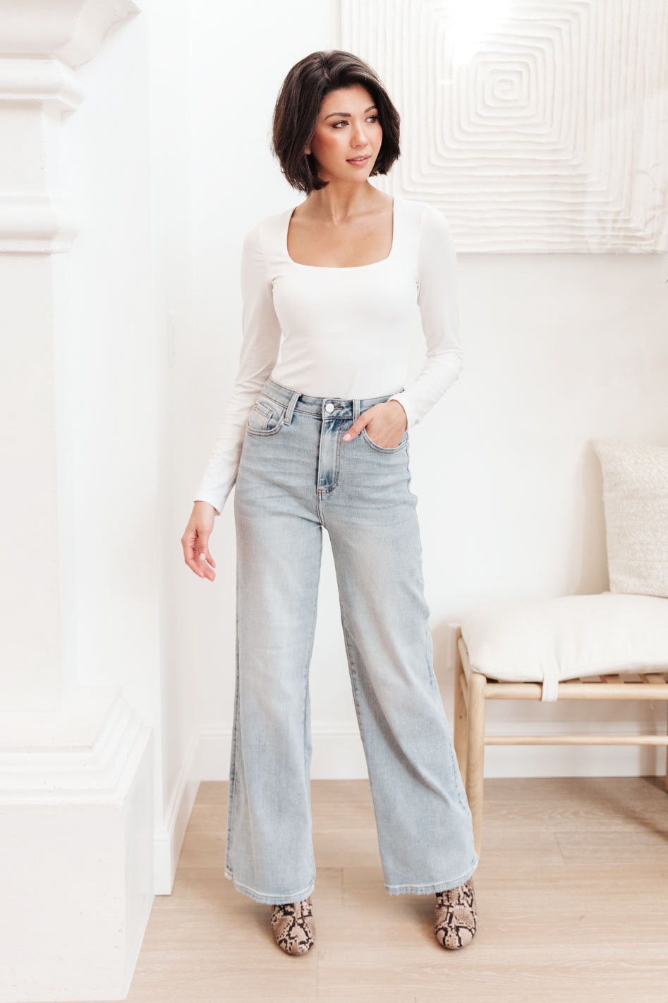 Blissed Out Wide Leg Jeans
