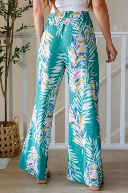 Hawaiiana Floral Print Pants