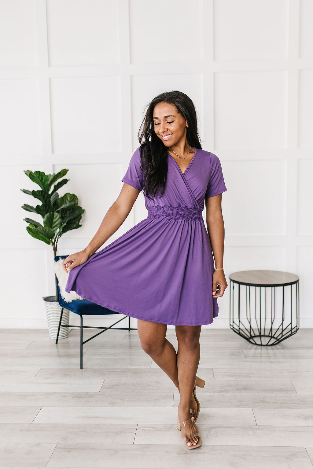 Miss Independent V-Neck Dress