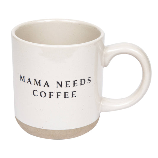 Mama Needs Coffee Stoneware Coffee Mug - Gifts & Home Decor