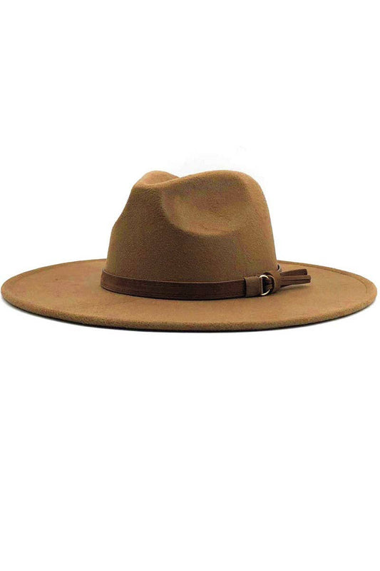 Wide Brim Hat-Khaki