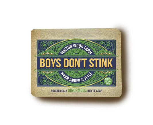 Boy's Don't Stink Soap - Warm Amber & Spice